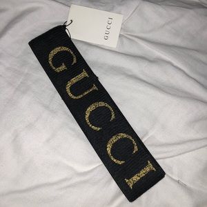 Black & Gold Gucci headband